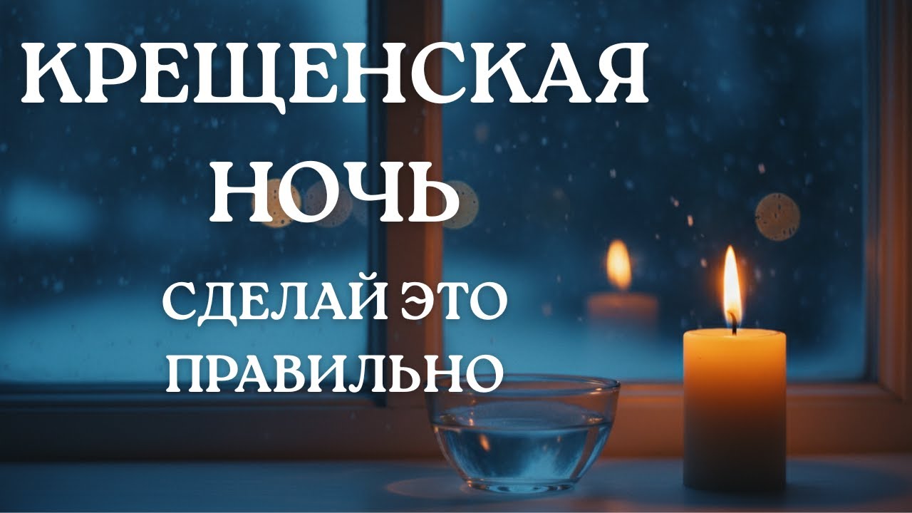 Крещенская ночь: что важно сделать без шума