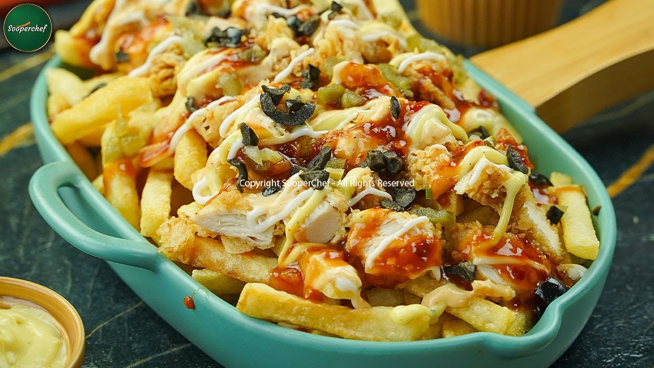 Gourmet Comfort Food: Whip Up a Batch of Chicken Loaded Fries with Delectable Cheese Sauce