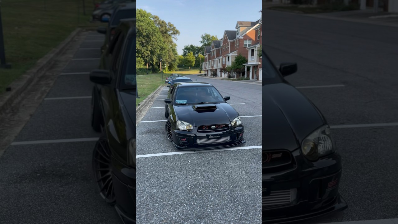 Subaru STi trying external mics! 🎧 #subaru #wrx #turbo #boost  #builtnotbought #shortsvideo #shorts
