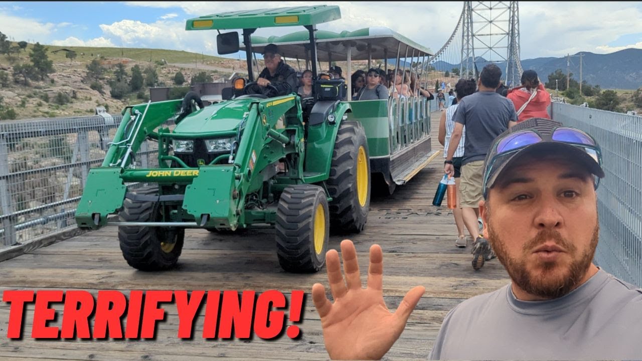 I CAN'T BELIEVE THEY DROVE THIS TRACTOR ACROSS THE ROYAL GORGE!