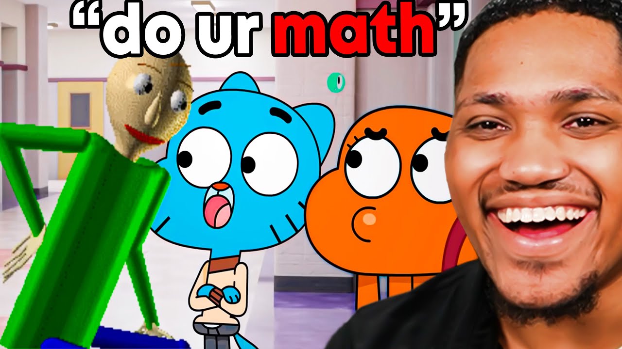 Baldi Wtf You Doing in Gumball?💀 | THE WONDERFULLY WEIRD WORLD OF GUMBALL