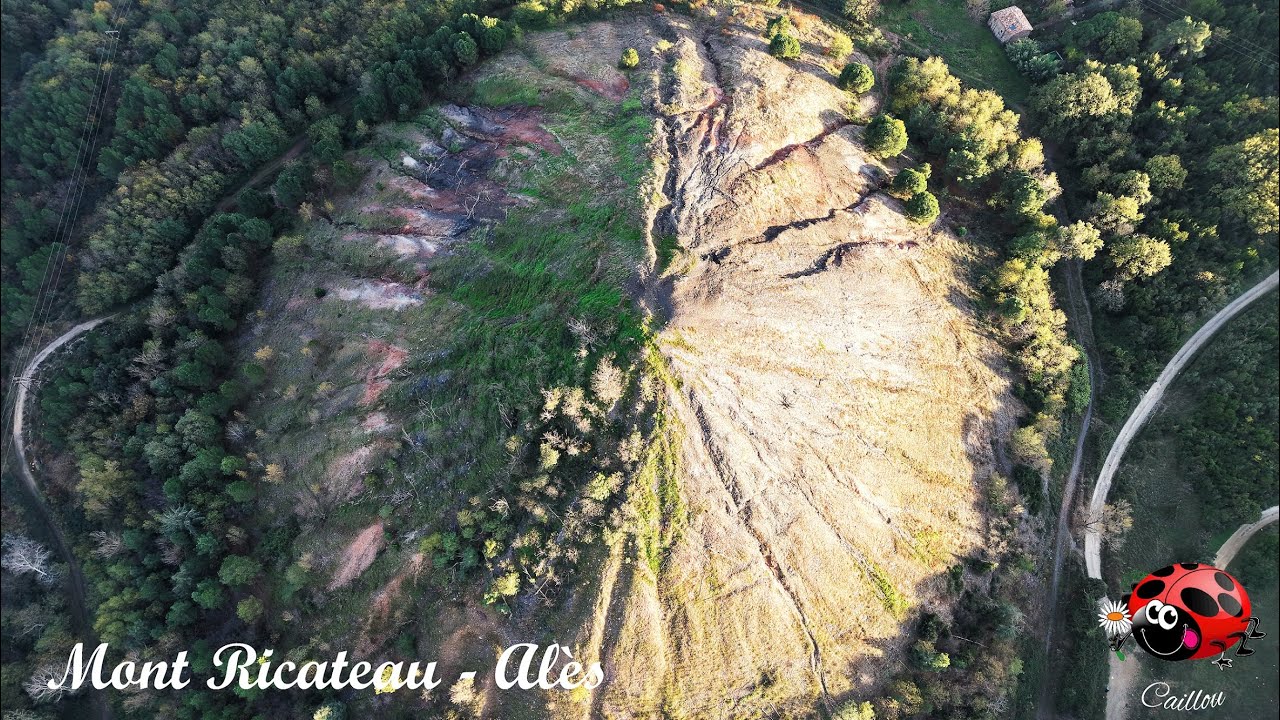 MONT RICATEAU  ALES GARD CEVENNES Mine Charbon CAILLOU
