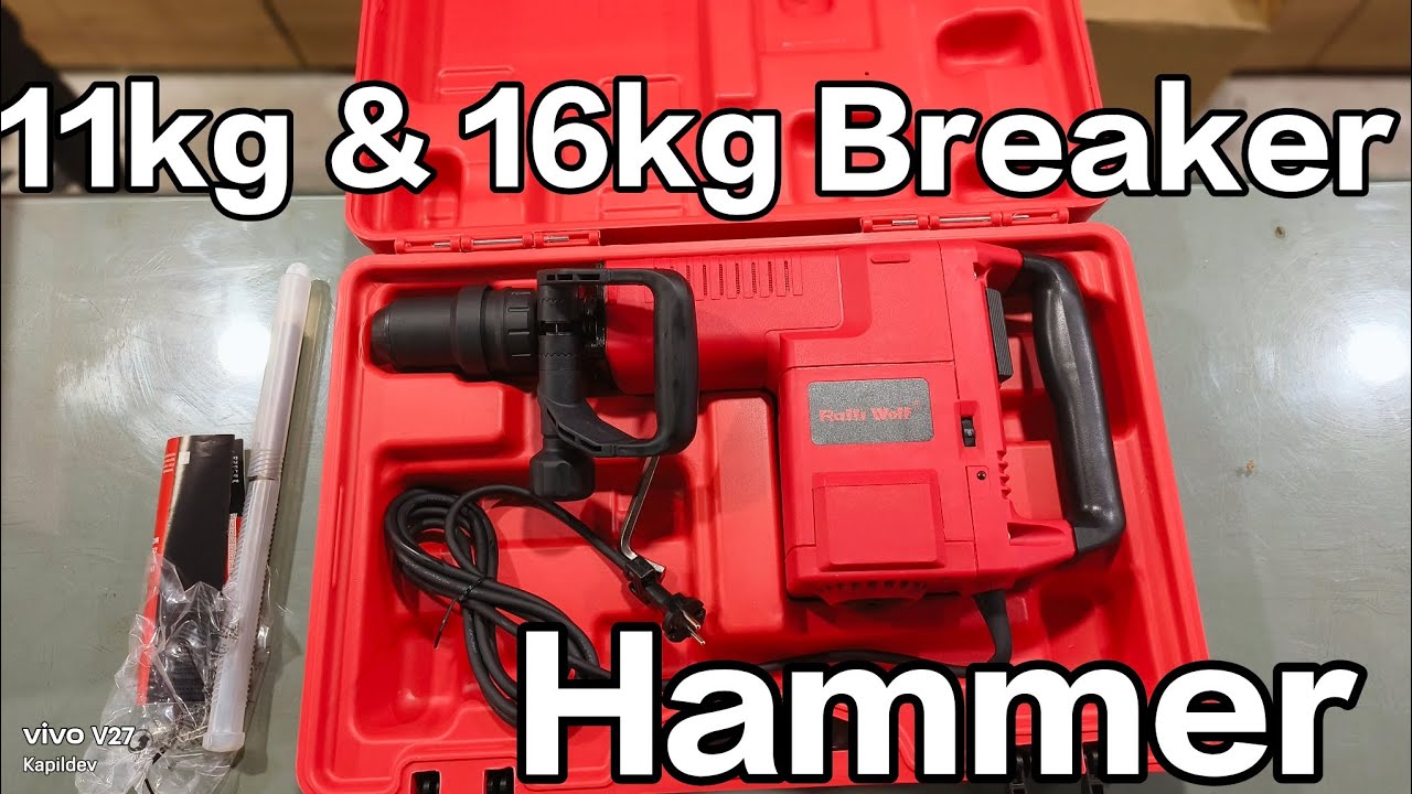 11kg Demolition Hammer ! 16kg Breaker machine !Breaker machine ! #unboxing #machine #thepowertoolskd