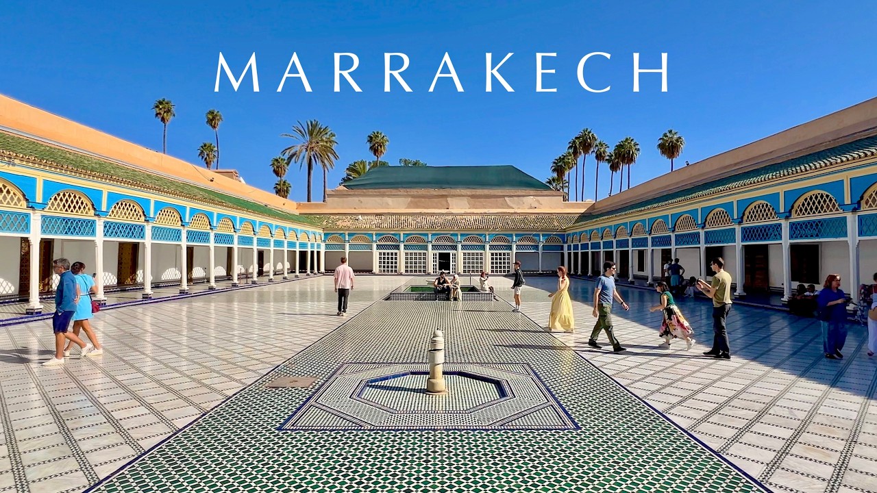 МАРРАКЕШ, Марокко 4K | Чем заняться (путеводитель и пешеходная экскурсия)