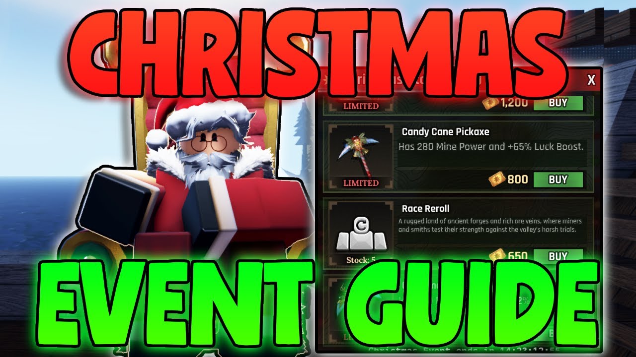How To Complete The Christmas Event The Forge FAST! - Farm Points Fast! (Roblox The Forge)
