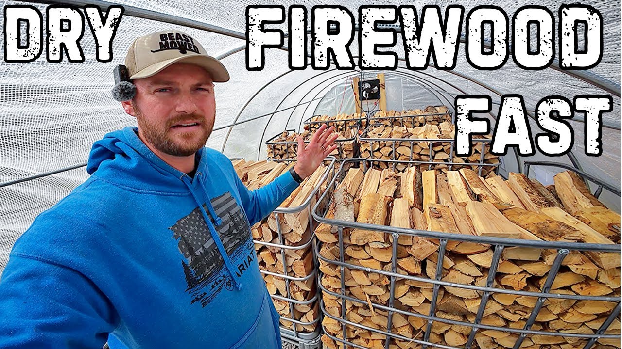 How To Dry Firewood Faster… For Less Than $500