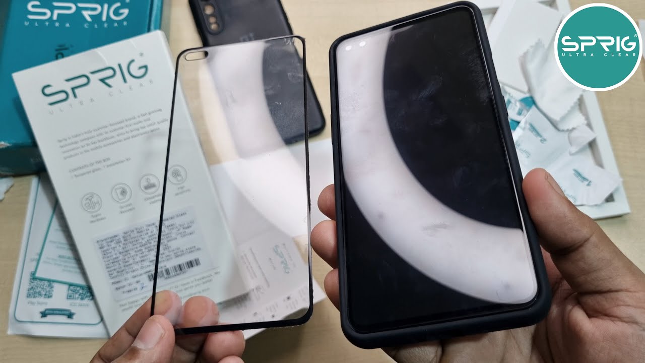 Sprig Full Cover Tempered Glass For Oneplus Nord | Oneplus Nord Full Cover Tempered Glass | Sprig 📱