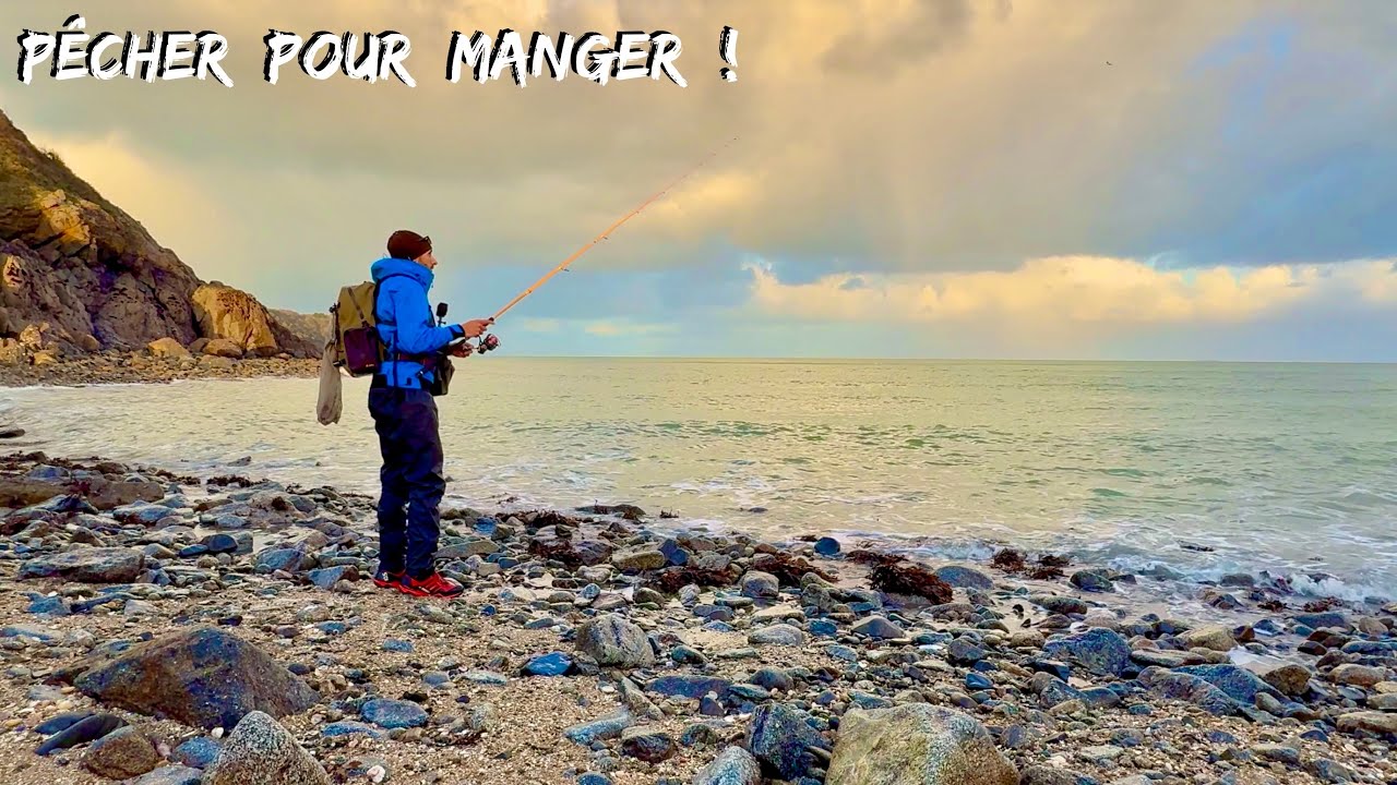 Pêcher pour manger : J’essaye de pêcher un bar du bord pour le déguster en famille