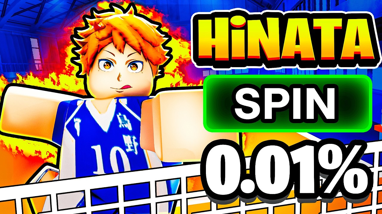 Unlocking 0.0001% SECRET TIMESKIP HINATA in Roblox Volleyball Legends