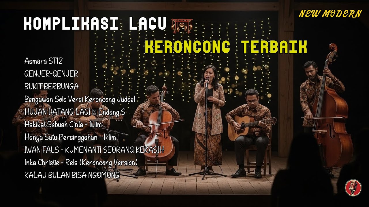 FULL ALBUM KERONCONG MODERN 2025 || NEW NORMAL KERONCONG  ASMARA ST12 |  GENJER-GENJER