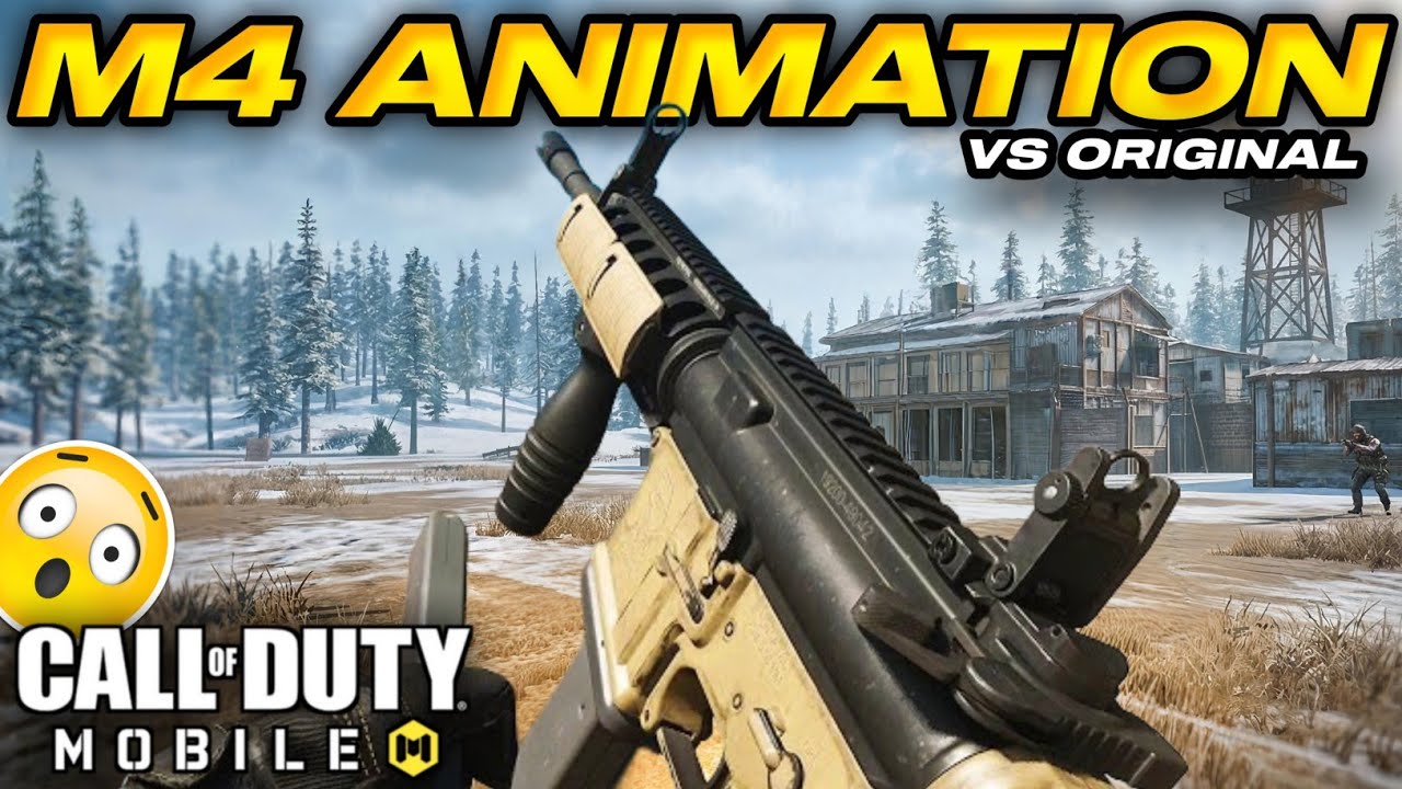 Cod Mobile M4 Animation vs Original 