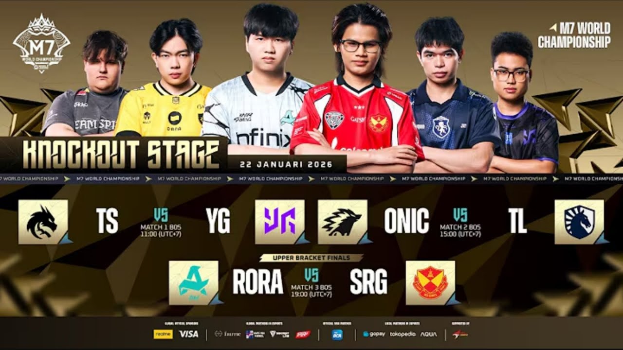 🔴 LIVE | M7 World Championship Knockout Stage Hari 3 | FINAL UPPER SRG vs AURORA PH