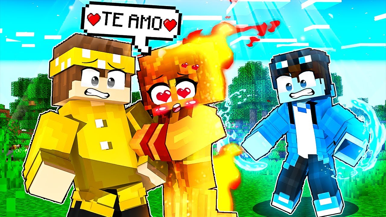ALEX MONTE ROUBOU a NAMORADA do ELEMENTAL no Minecraft ‹ Alex ›