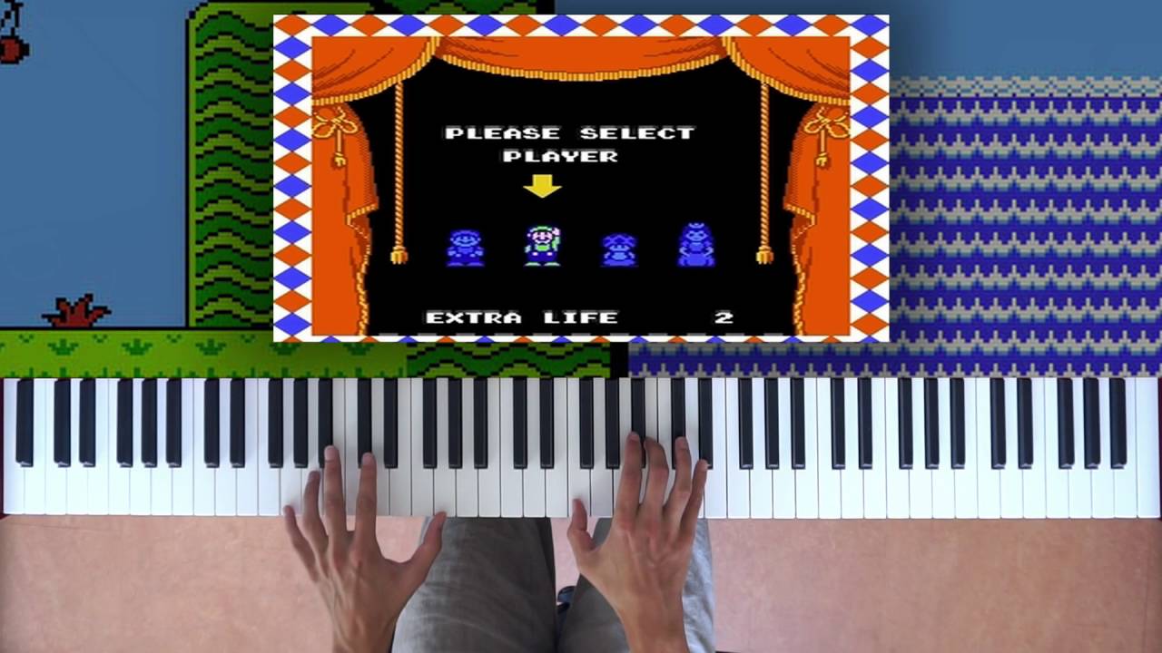 Super Mario Bros 2 - Overworld Theme [Piano & Sheet Music & Improv] [How To Play] [Piano Tutorial]