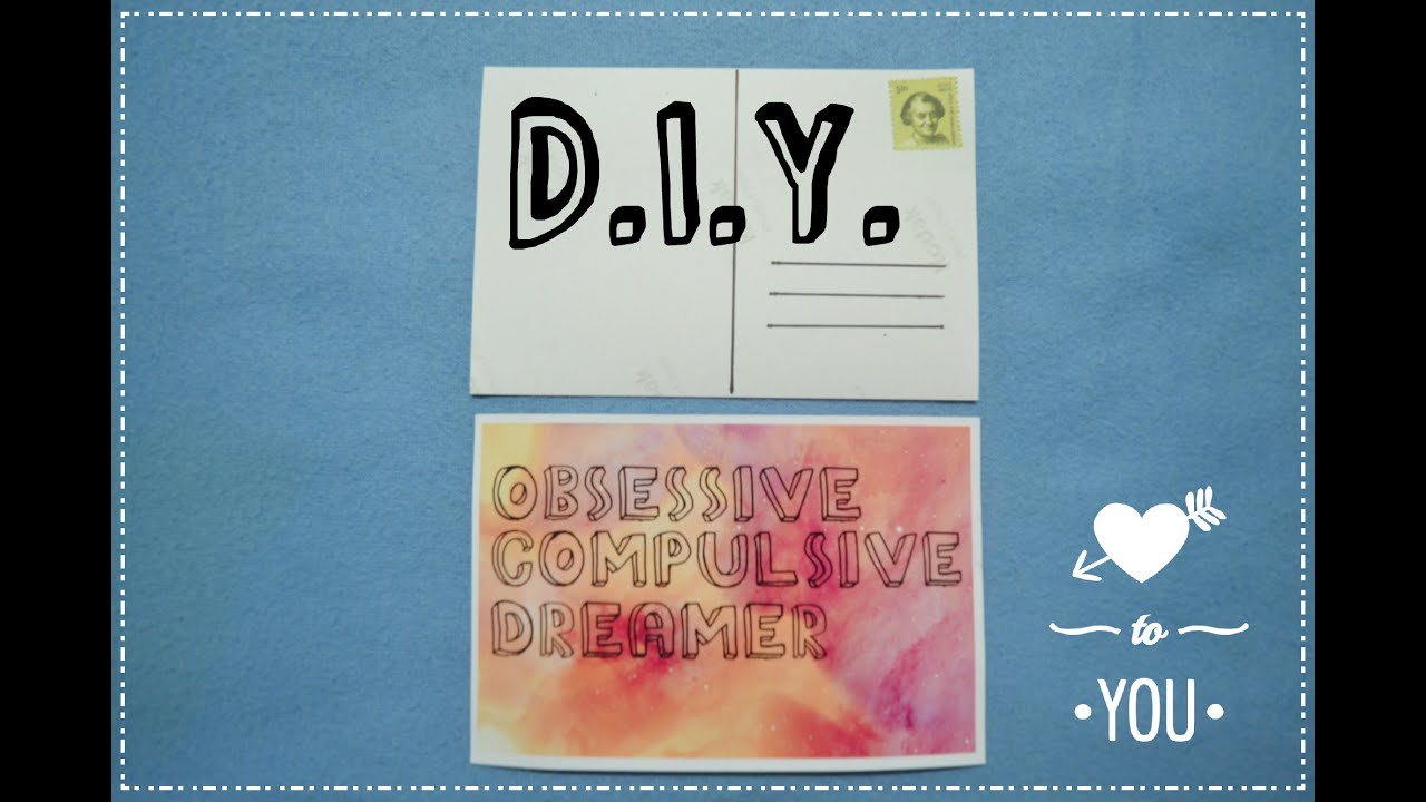 DIY: Postcards