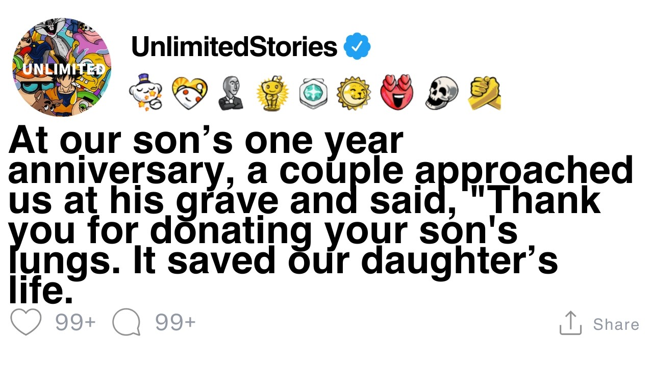 At Our Son’s Anniversary, a Couple Thanked Us for Donating His Lungs [FULL STORY]