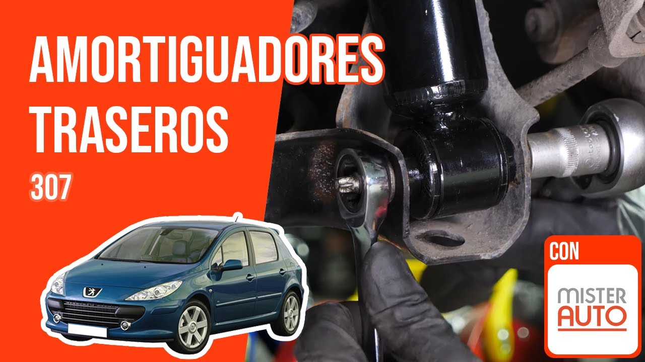 Cómo cambiar los amortiguadores traseros Peugeot 307 ➿