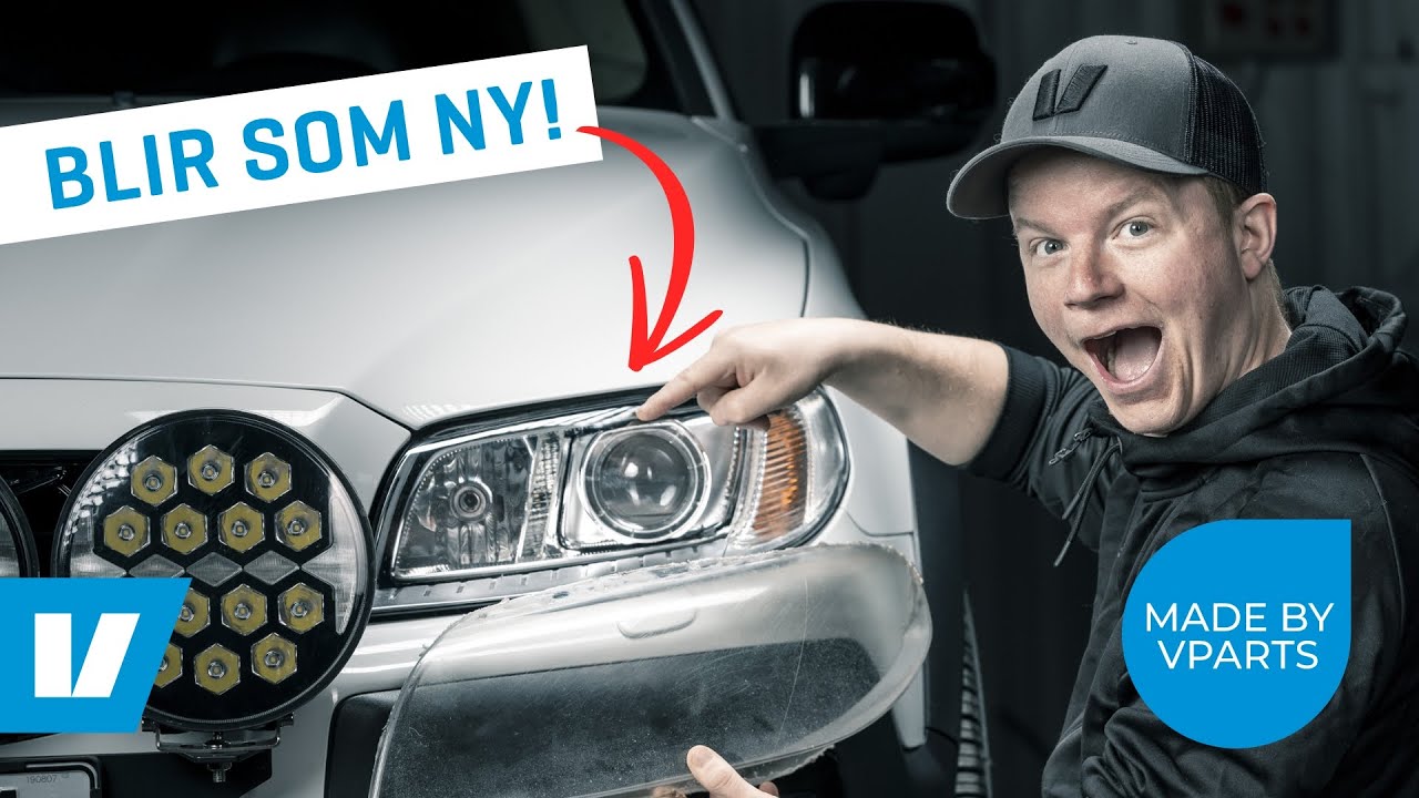 Byter strålkastarglas/linser på V70, XC70 08-16 - BLIR SOM NYA!