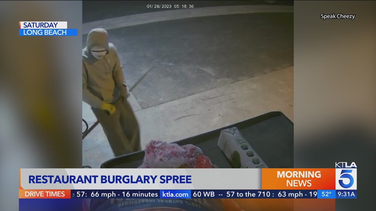 Long Beach restaurant burglaries caught on video
