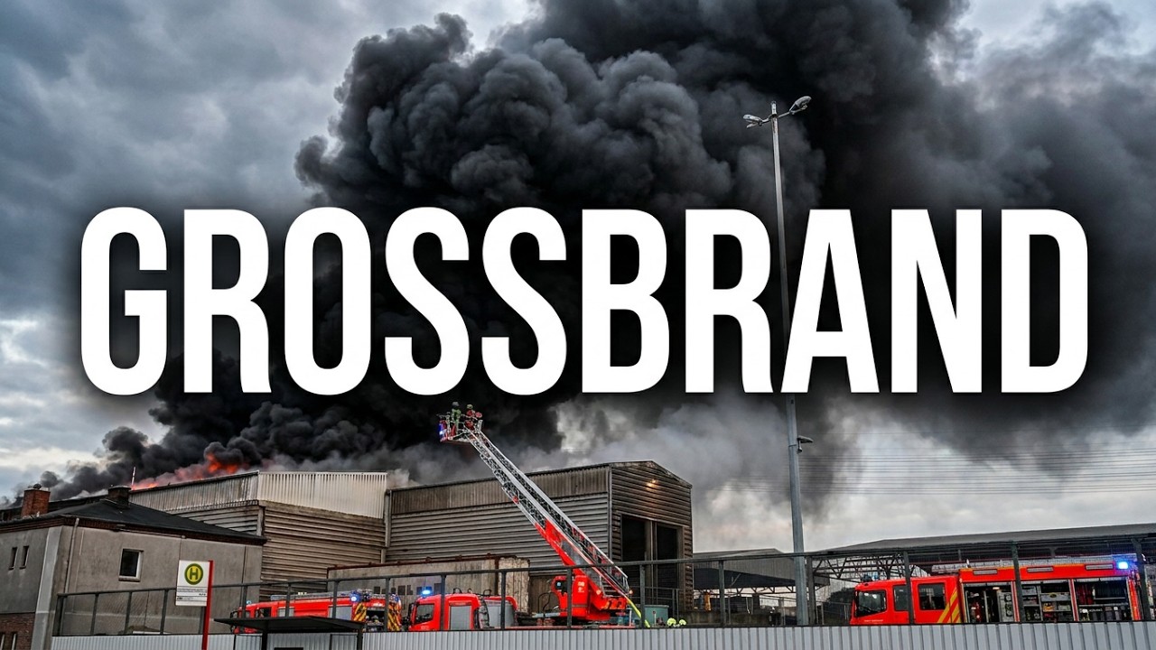Großfeuer in Recyclingbetrieb