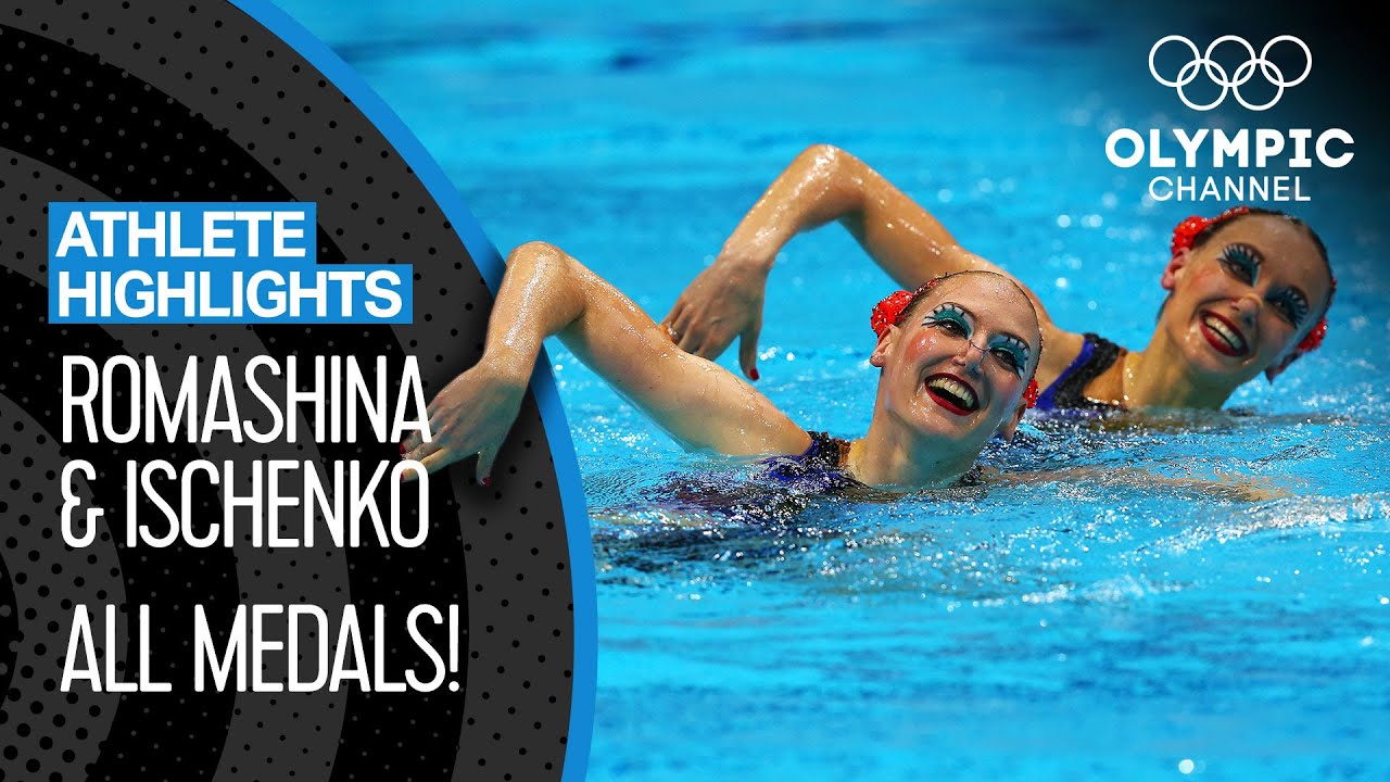 Romashina & Ishchenko 🇷🇺 ALL Artistic Swimming Medal routines | Athlete Highlights