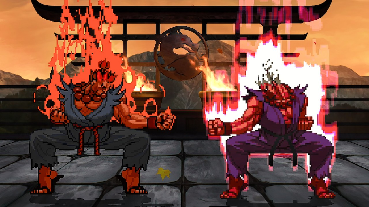 Akuma Vs. Shin Akuma - The Demon Shadow