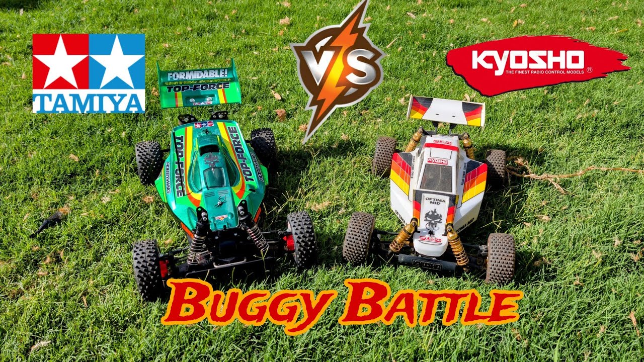 Kyosho Optima Mid  Vs Tamiya Top Force