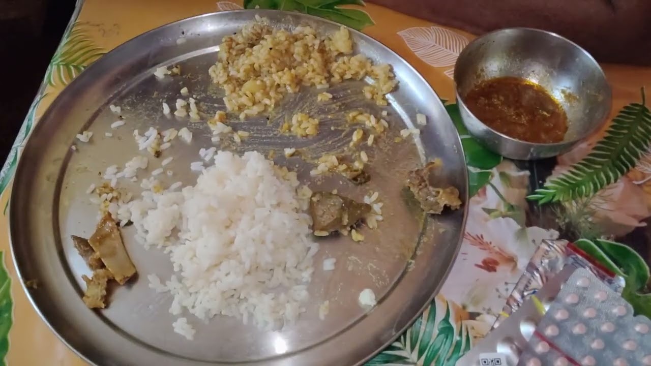 Mutton curry, Iccha curry,Shim bata and curd with rice. LIKE AND SUBSCRIBE 