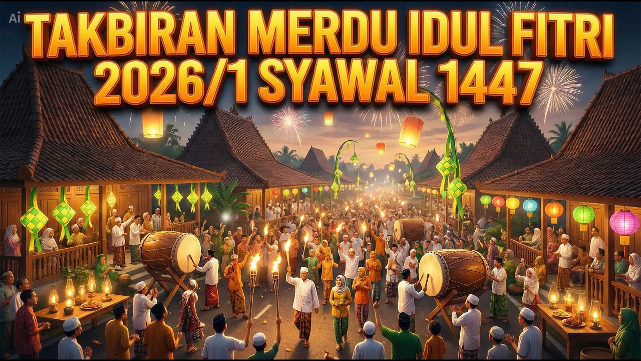 GEMETAR MENDENGAR TAKBIR KEMENANGAN IDUL FITRI 2026