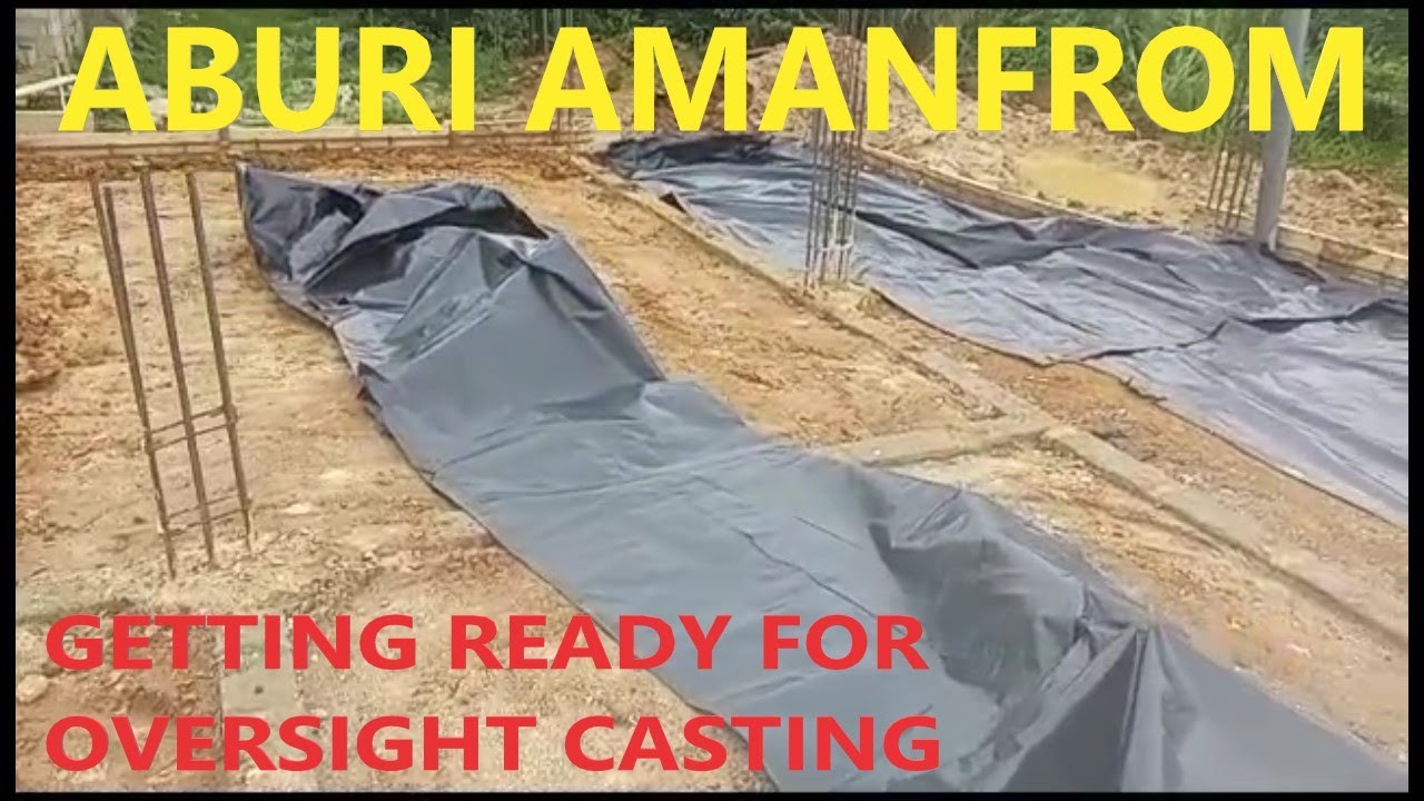 Building in Ghana | Ep-07 | Madam Angie project | Getting ready for Casting | #brightandclara