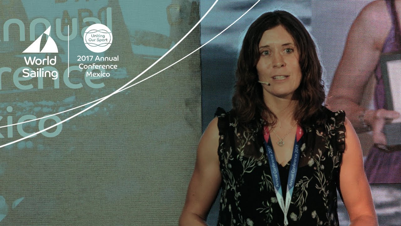 Jo Aleh keynote speech at World Sailing Balancing the Boat Forum