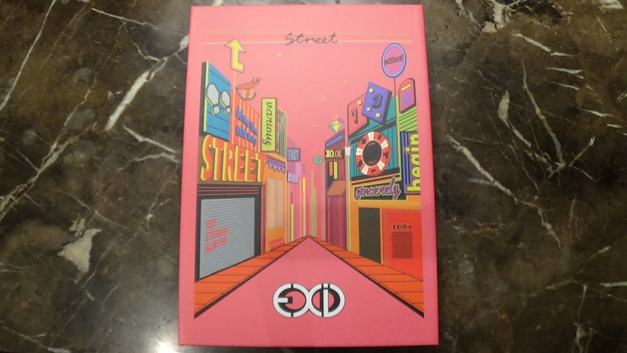 Unboxing EXID 이엑스아이디 1st Korean Studio Album Street