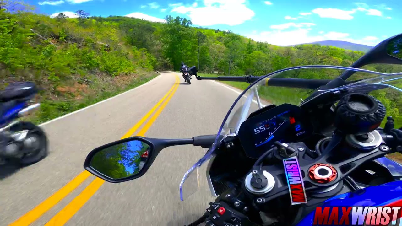 Chasing a FAST 701 SuperMoto on The  Dragon