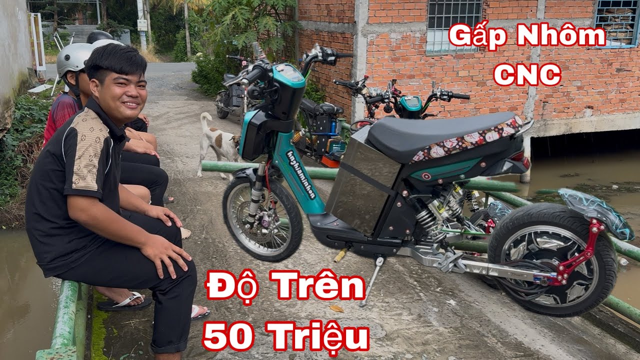 Review Xe Điện Độ Miền Tây Asama Cap A Độ Full Kiểng Trên 50 Triệu Đồng Gấp Nhôm Cnc Bánh 9000w V5