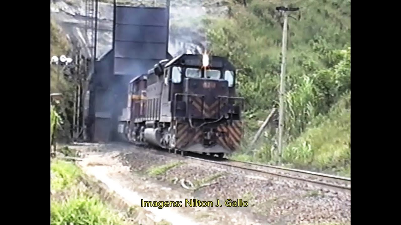 Trem de minério Túnel de Bom Jardim de Minas 1998