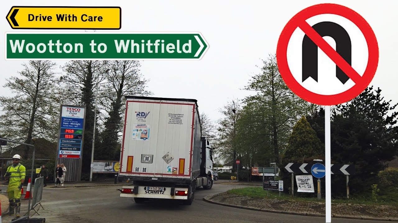 Driving Wootton to Whitfield