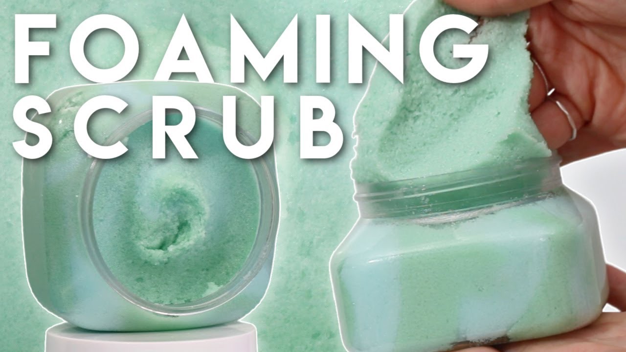 How to Make an Easy Minimal Ingredient Foaming Sugar Scrub - Free Recipe