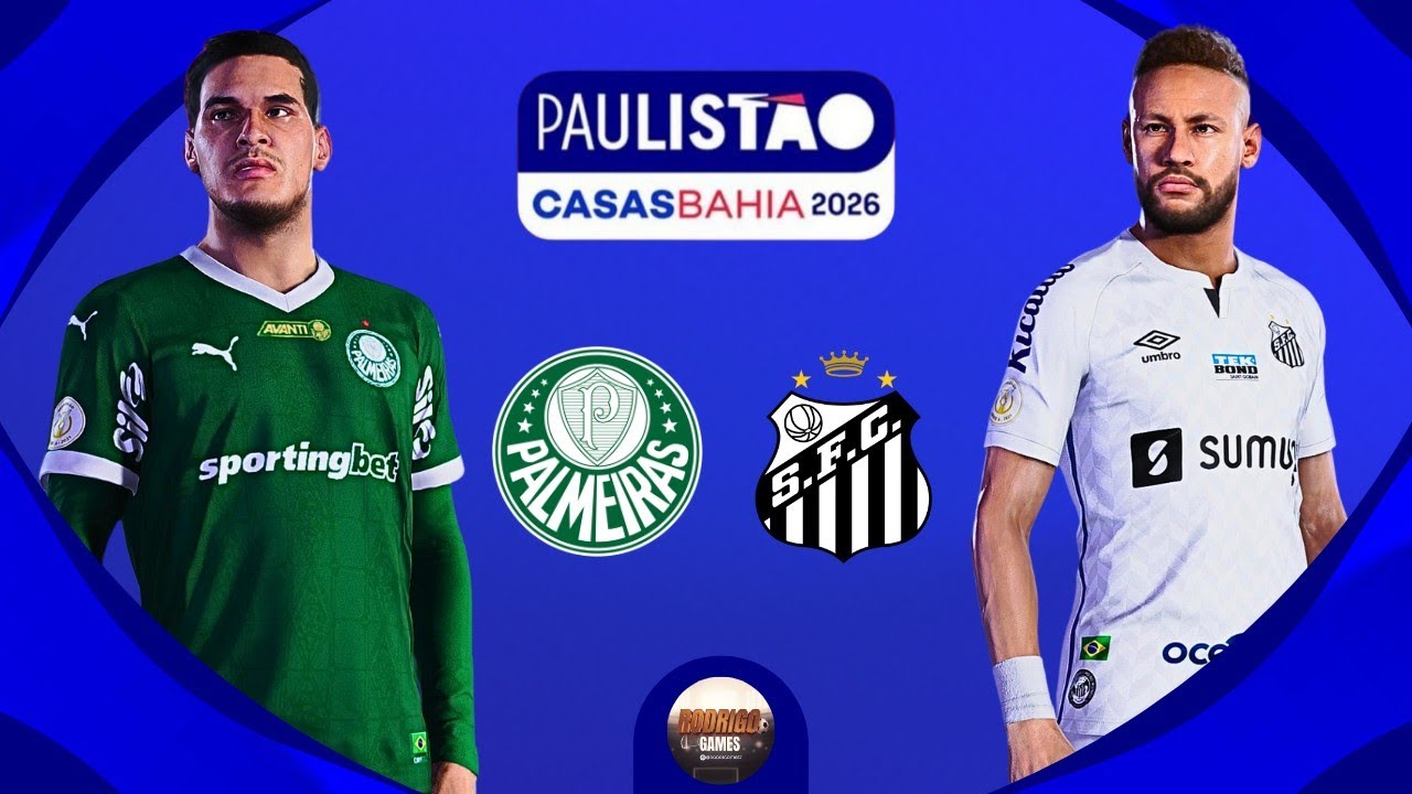 Palmeiras x Santos – Paulistão – Clássico pegando fogo! | PS5™ 4K