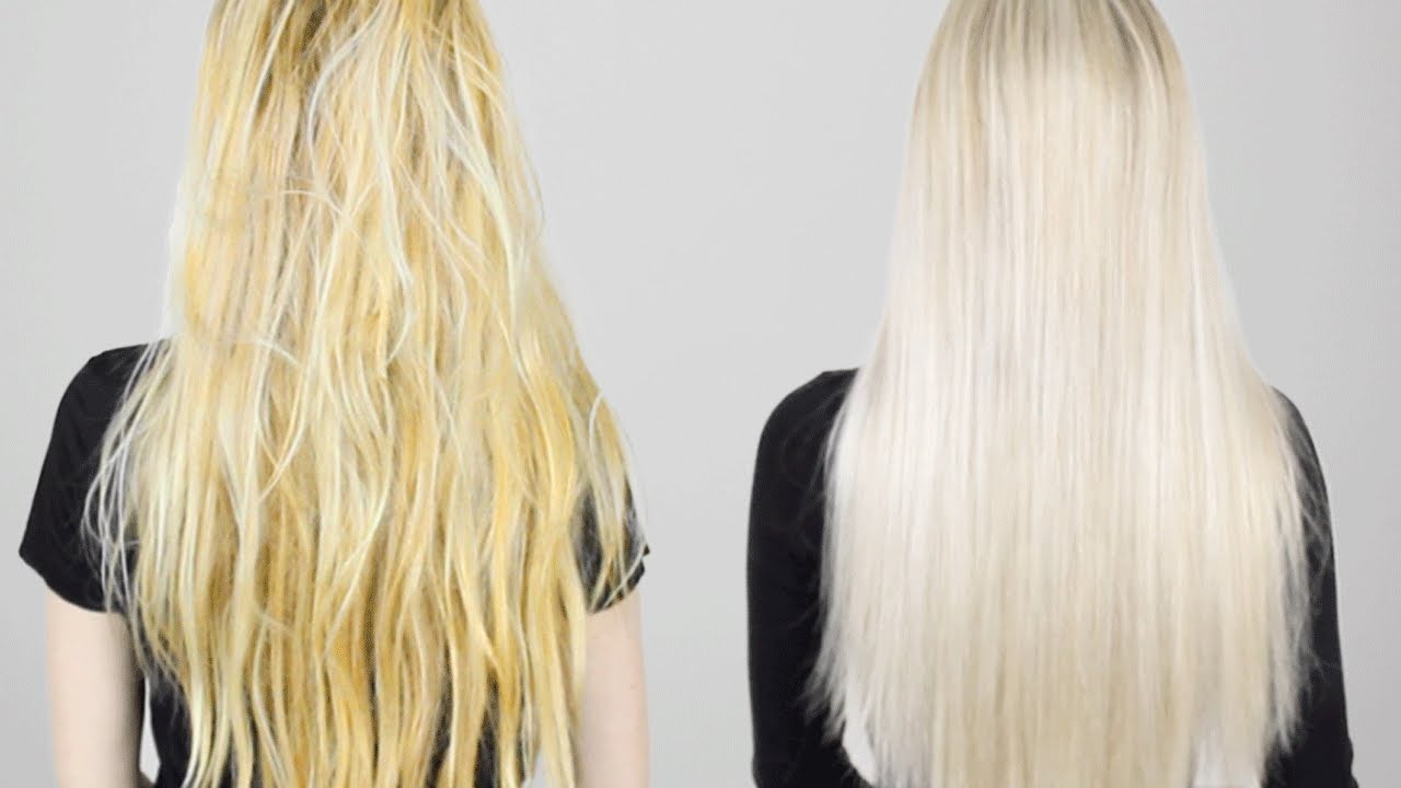 HOW TO: Remove Brass From Blonde hair | Tone Hair AT HOME