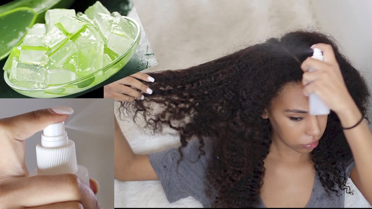 ALOE VERA Moisturizing Spray for HAIR GROWTH, Scalp Circulation and Moisture | Natural Hair