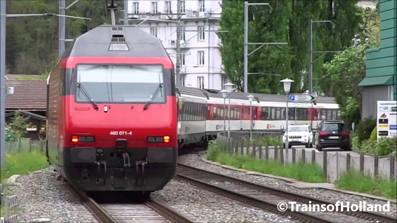 Züge/Trains in Interlaken, 2014