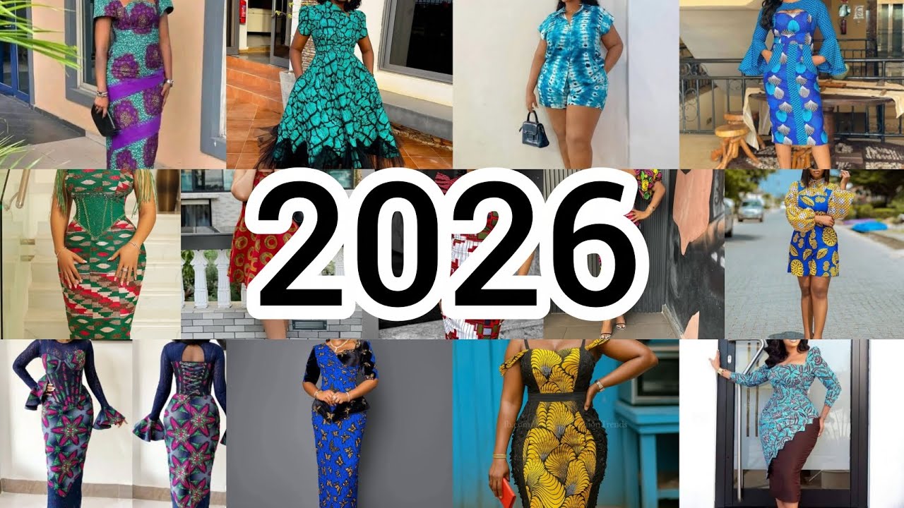 Самые модные и актуальные модели платьев анкара 2026 года / Длинные и короткие модели платьев анк...
