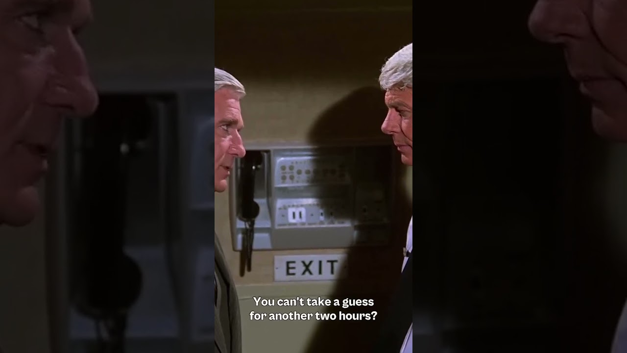 Airplane! 😂 🤣 😂 🤣 Leslie Nielsen & Peter Graves (1980 - Comedy/Drama)