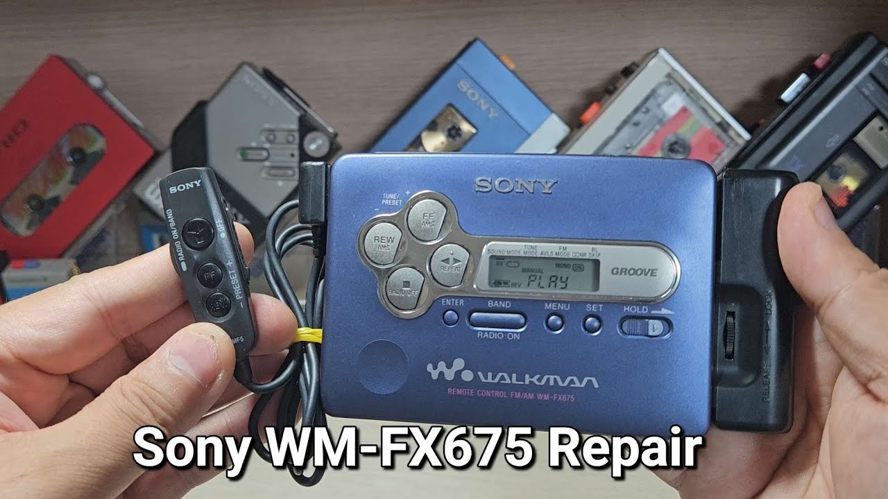 Sony WM-FX675 Repair Cassette Player Walkman