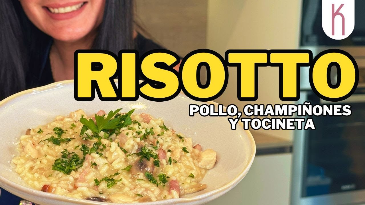 RisoTTO de Pollo, ChampiÑones y TocineTa
