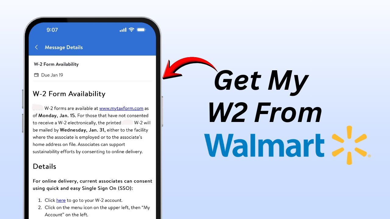 How To Get My W‑2 from Walmart (2026) | Download or Request Your Tax Form
