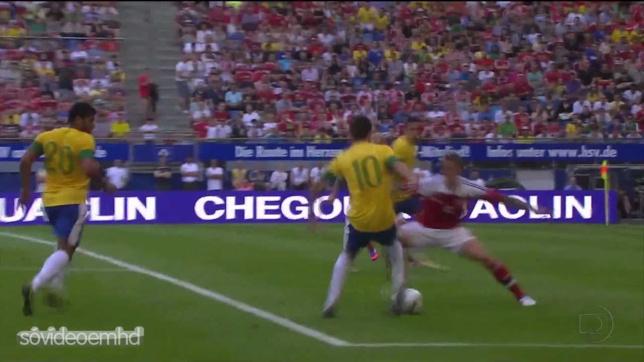 Gols - Brasil 3 x 1 Dinamarca - Amistoso Internacional - 26/05/2012 - Globo HD