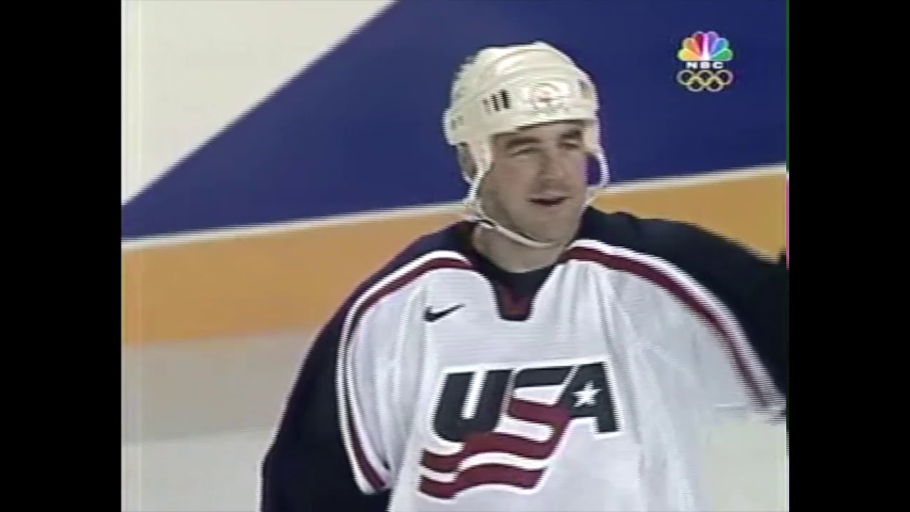 John LeClair 2nd Goal - USA vs. Belarus, 2002 Olympics Round Robin
