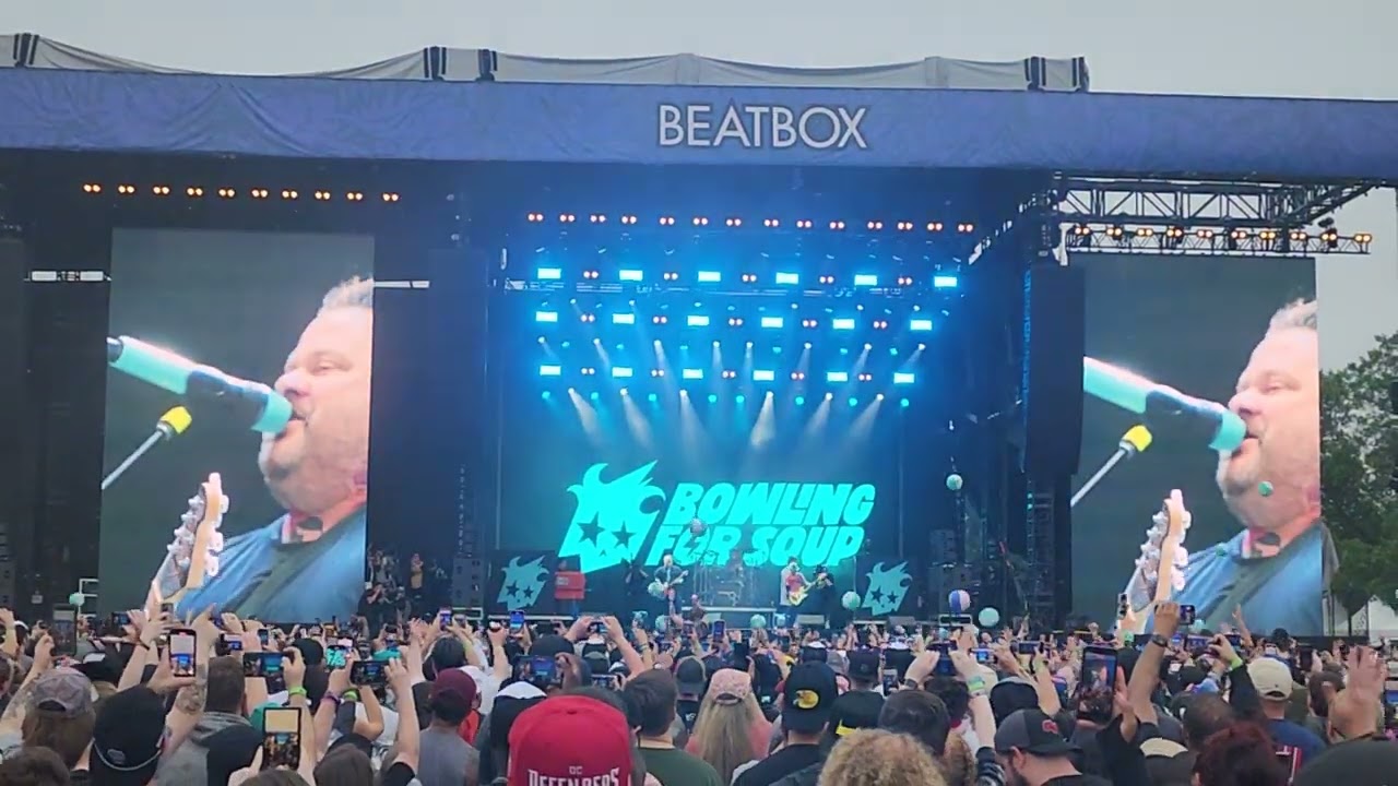BOWLING FOR SOUP - PHINEAS AND FERB THEME @ WARPED 25 WASHINGTON DC 6/15/25