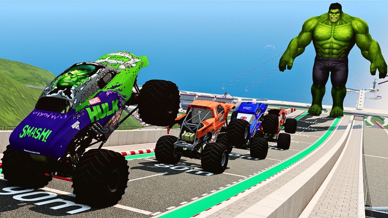 Epic High Speed Car Jumps #6 &ndash; BeamNG Drive | BNG Astar